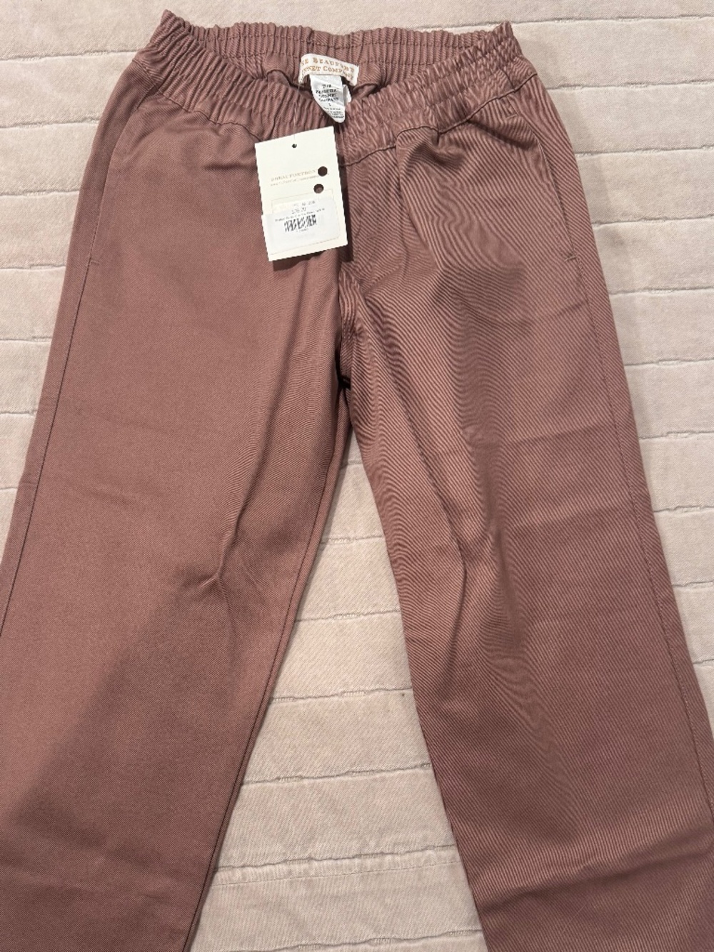 NWT TBBC The Beaufort Bonnet Company brown pants